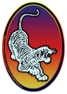Jerry Garcia Tiger Guitar emblem-5.75"